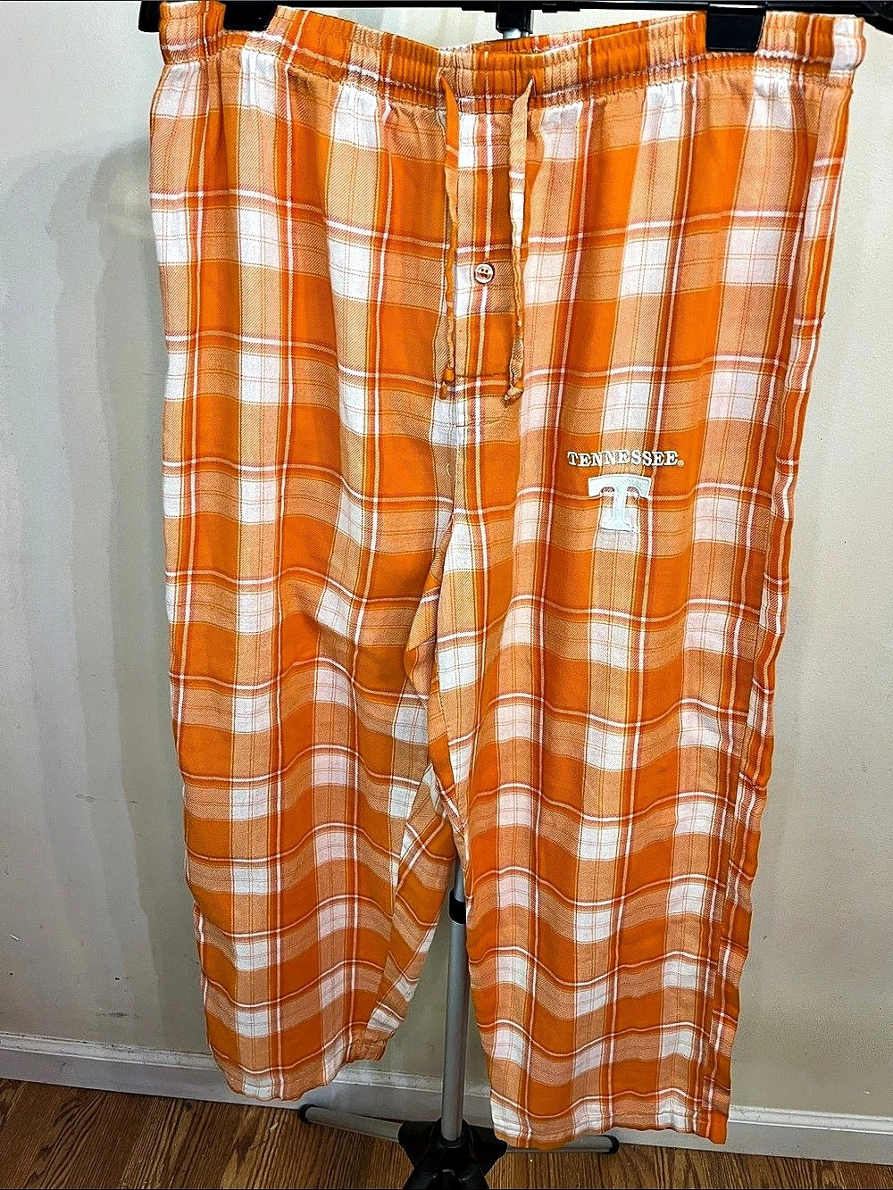 Sideline Apparel Tennessee Volunteers plaid pants Plaid Orange & White Size L EU